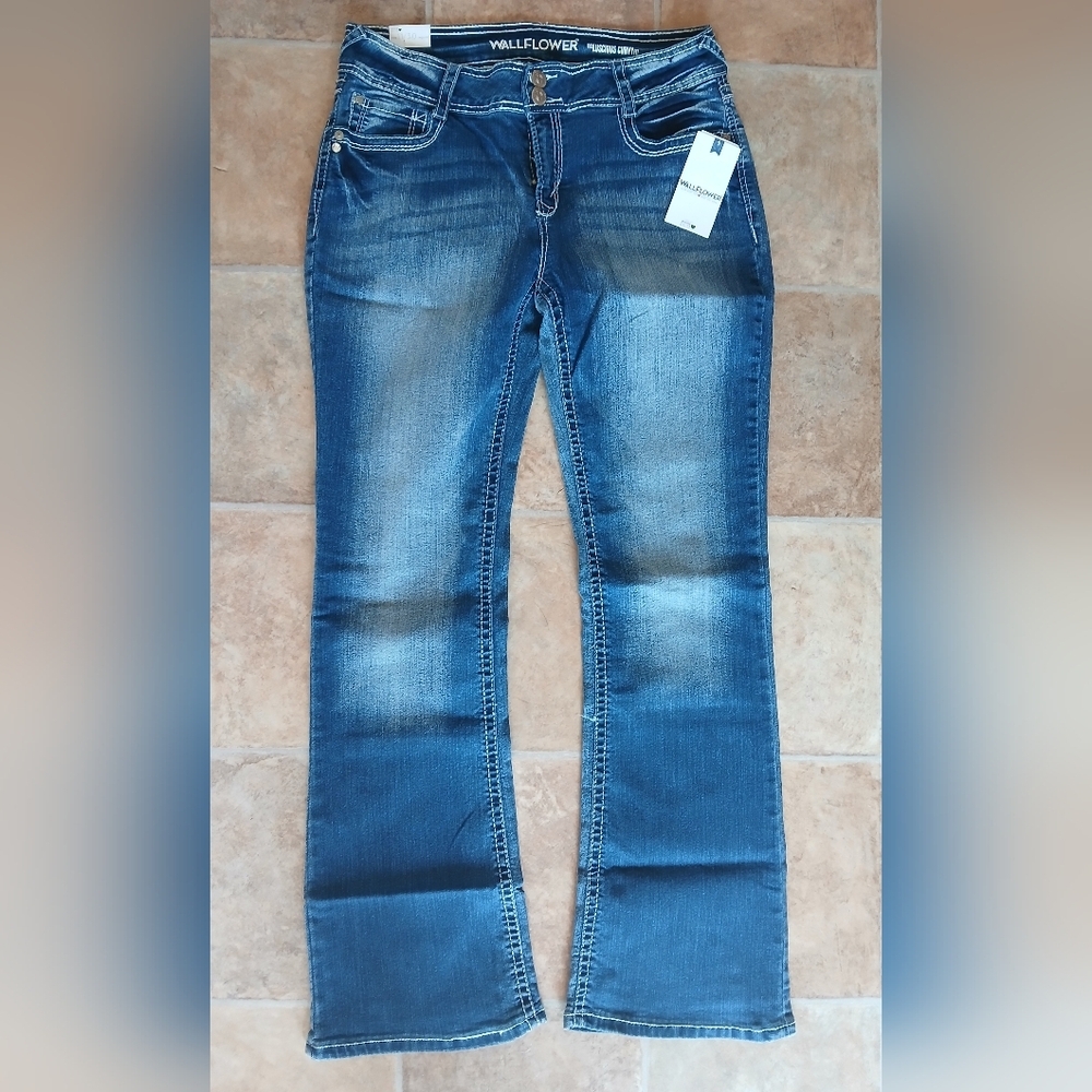 Wallflower Blue Boot Cut Jeans with Classic Denim Wash
